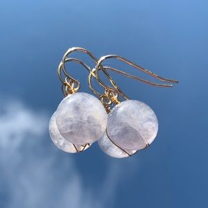 iolite earrings